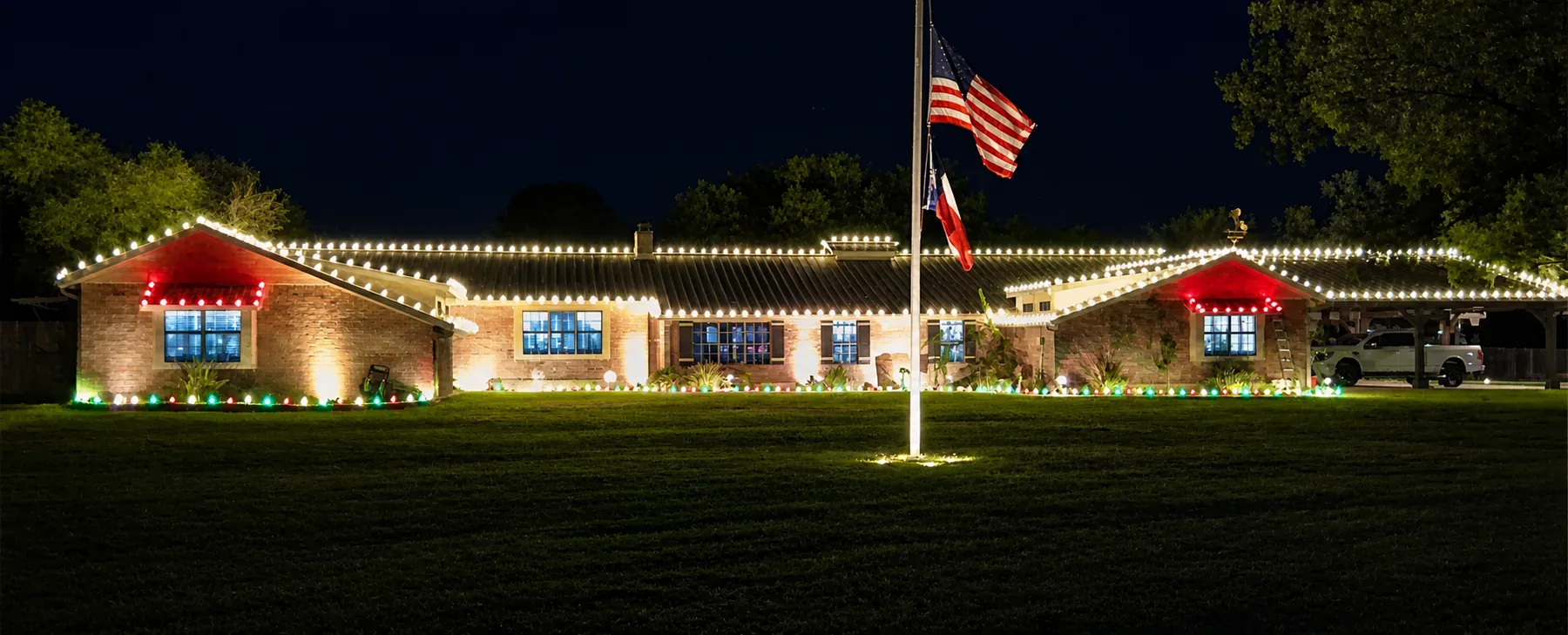 Architectural color lighting in the Corpus Christi area